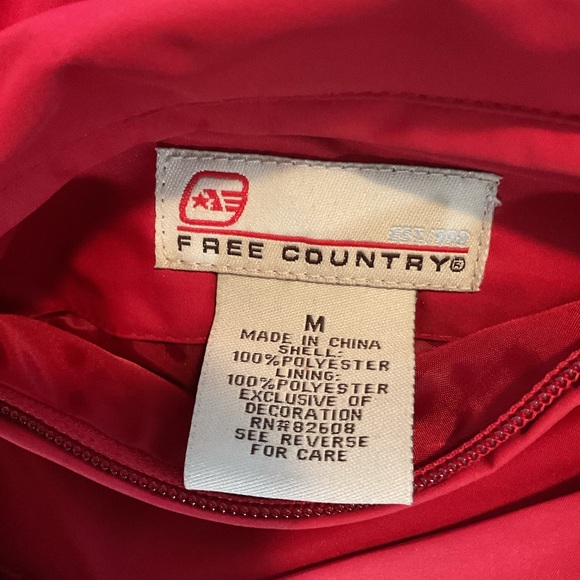 Women’s Red/Black Hooded Reversible Waterproof Anorak Jacket M - Picture 5 of 12